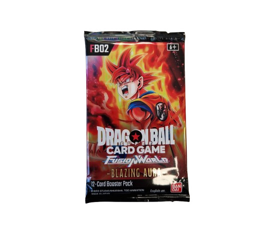 dragon ball super fusion wolrd blazing aura fb02 booster (englisch)