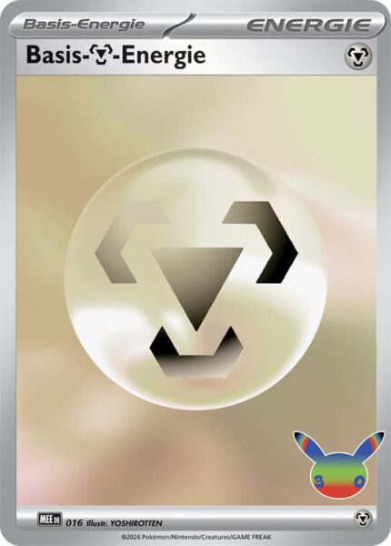 Basis-Metall-Energie MEE 016 von Yoshirotten aus dem Pokémon-Set 30 Jahre Jubiläum