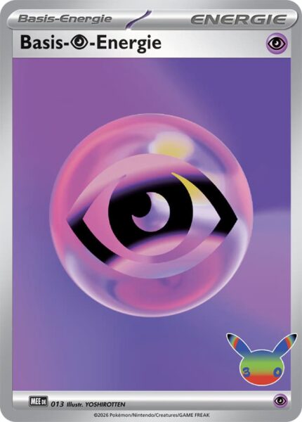Basis-Psycho-Energie MEE 013 von Yoshirotten aus dem Pokémon-Set 30 Jahre Jubiläum