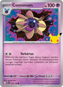 Pokémon Sammelkarte von Cosmovum aus der 30 Jahre Erweiterung