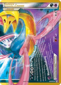 Pokémon Sammelkarte von darkrai+cresselia legende aus der 30 Jahre Erweiterung (Classic Collection)