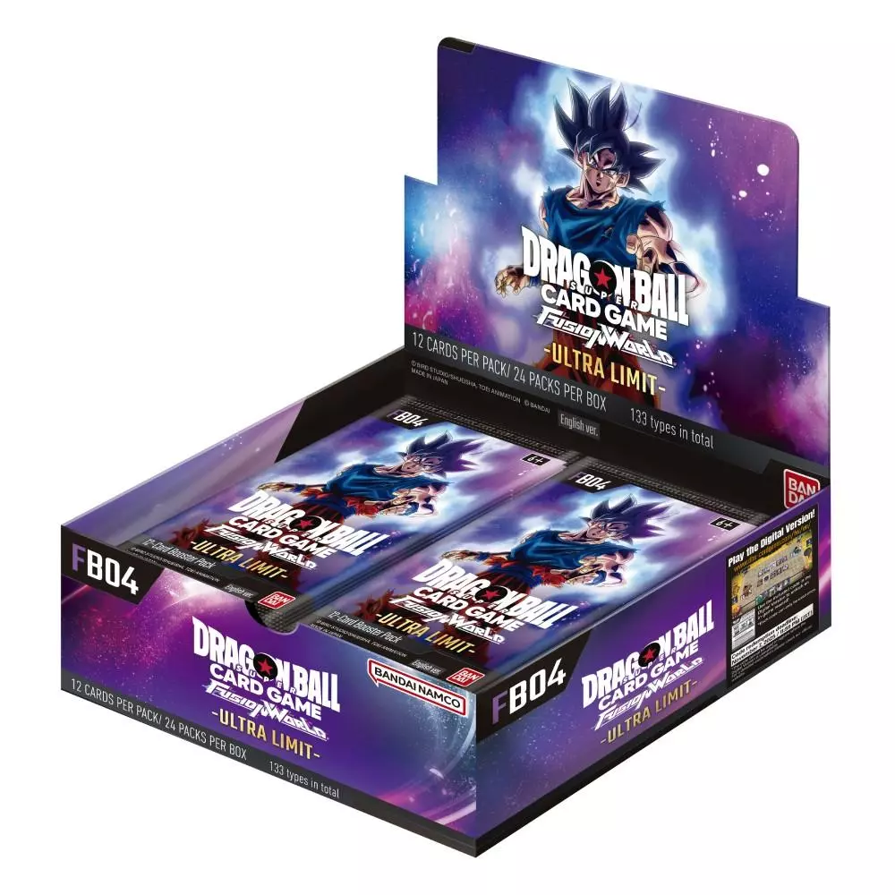 dragon ball super card game fusion world ultra limit fb04 display englisch