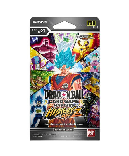 dragon ball super card game history of z b27 sleeved booster (fr)