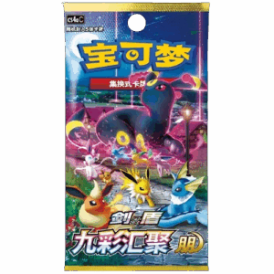 pokemon eevee nine colors gathering booster cs4ac slim