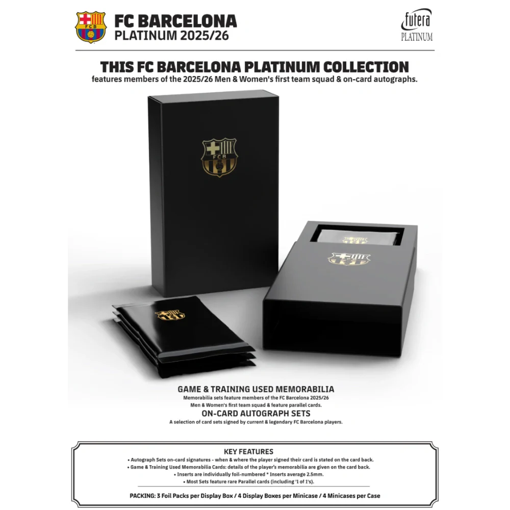 futera 2025 platinum fc barcelona hobby box