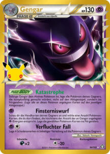 Pokémon Sammelkarte von gengar aus der 30 Jahre Erweiterung (Classic Collection)