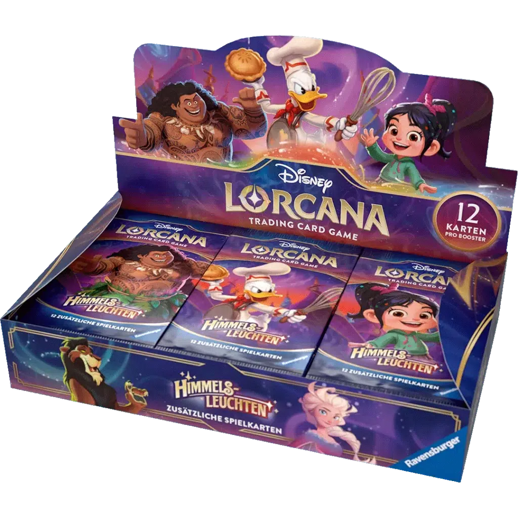 disney lorcana himmelsleucht booster display (deutsch)