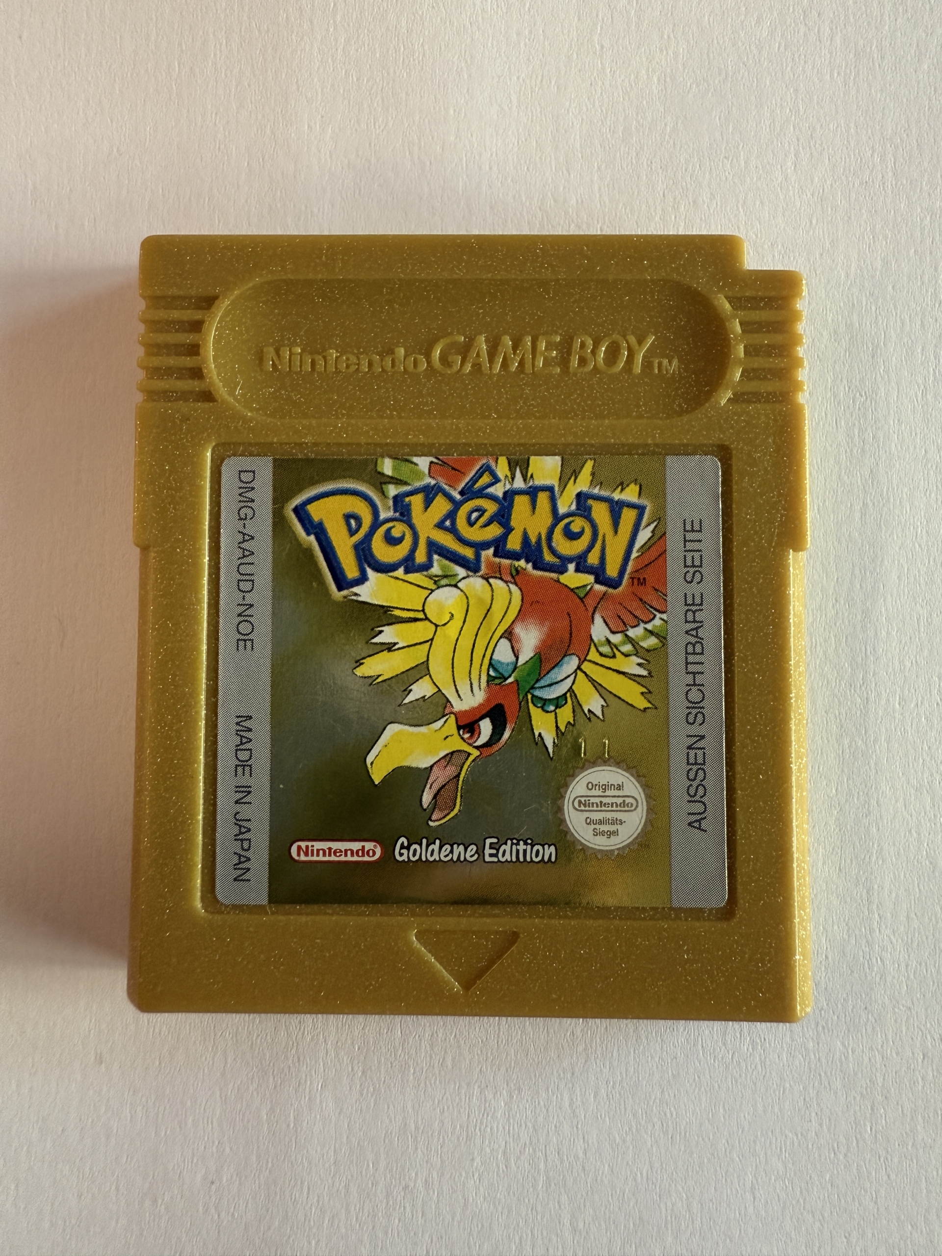 pokemon goldene edition original gameboy modul