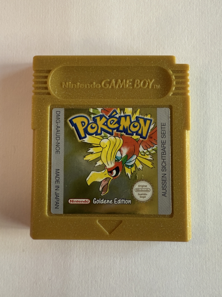 pokemon goldene edition original gameboy modul