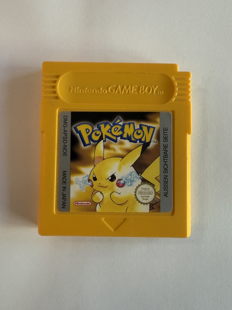 pokemon rote edition – original gameboy modul mit neuer batterie