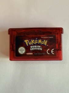 pokemon rubin edition original gameboy advance modul mit neuer batterie