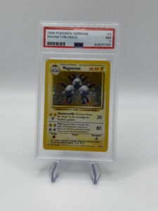 pokemon magneton holo base set ( deutsch) psa 7