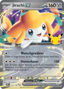 jirachi ex 30jahre 102 128