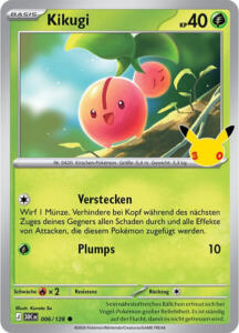 Pokémon Sammelkarte von Kikugi aus der 30 Jahre Erweiterung (Hauptset)
