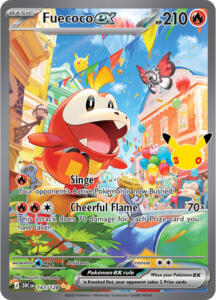 Pokémon Sammelkarte von Krokel ex aus der 30 Jahre Erweiterung