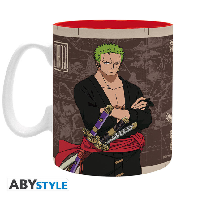 one piece mug big size zoro wanted