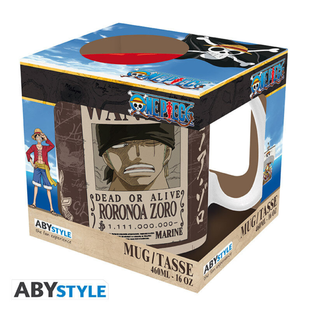 one piece mug big size zoro wanted