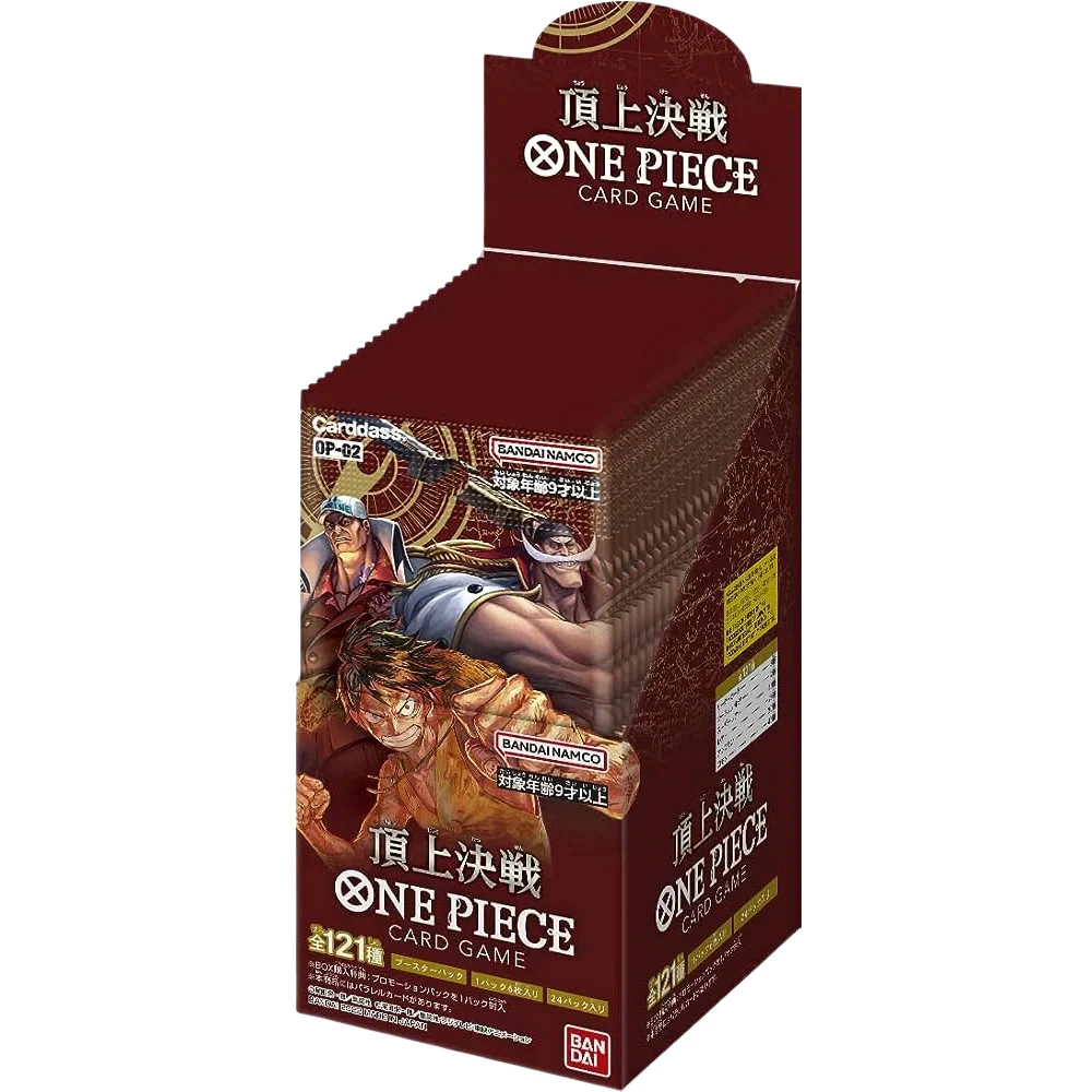 one piece card game paramount war booster display op02