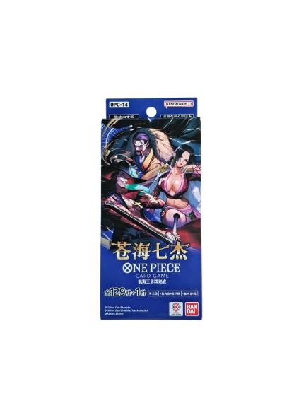 one piece card game the azure sea’s seven booster bundle opc14