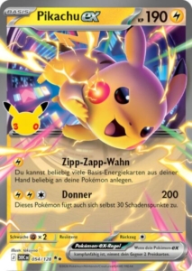 pikachu ex 30jahre 054 128