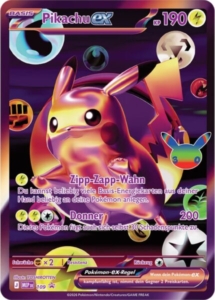 pikachu ex 30jahre promo mep 109