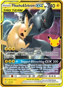 pikachu zekrom gx 30jahre 033 181