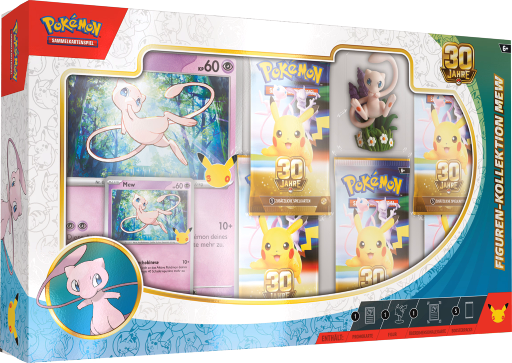 pkm 30 jahre mew figuren kollektion
