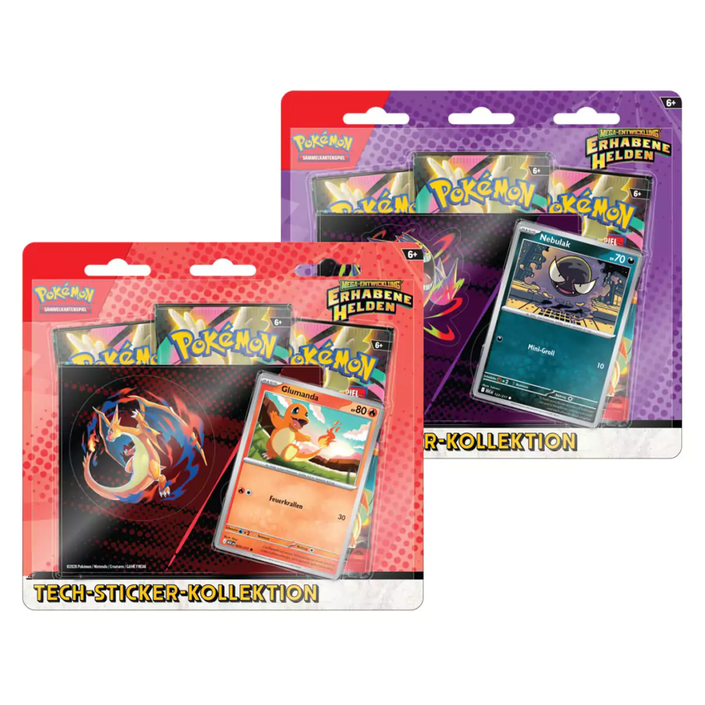 pokemon mega entwicklung erhabene helden tech sticker kollektion