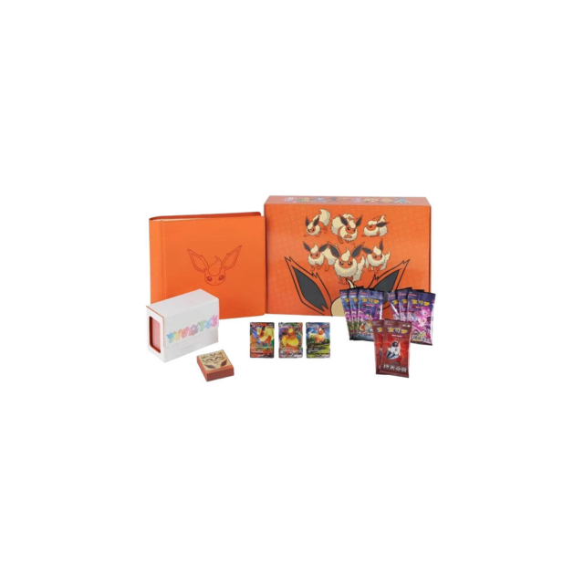 pokemon flamara gift box set