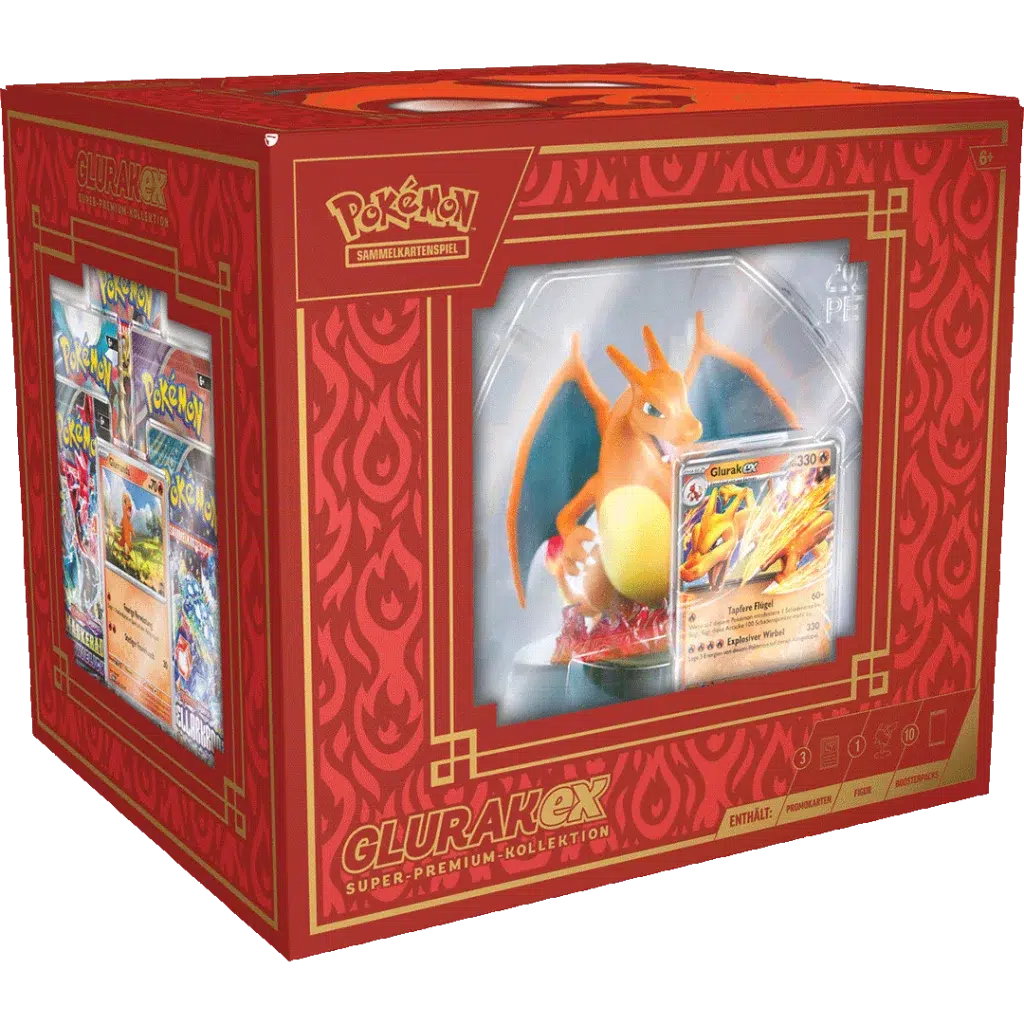 pokemon glurak ex super premium kollektion (deutsch)