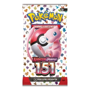 karmesin & purpur pokemon 151 booster pack (de)