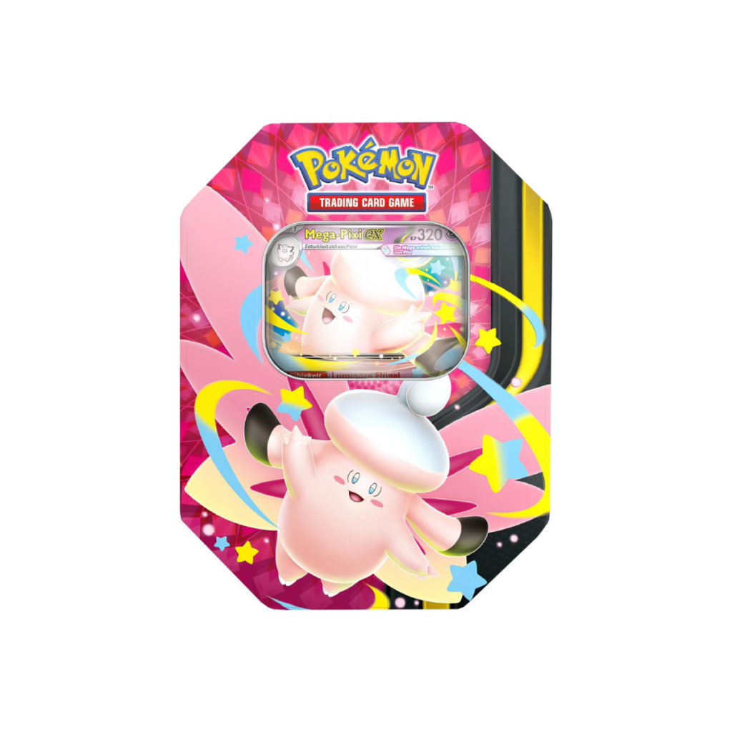 pokemon mondschein tin box mega pixie ex