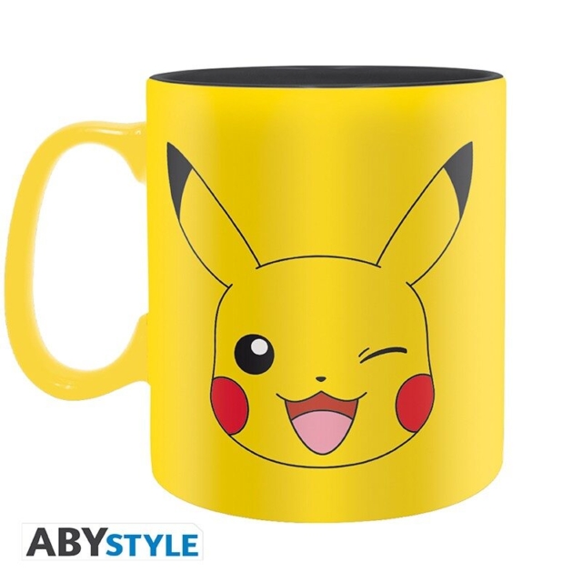 pokemon mug pikachu face