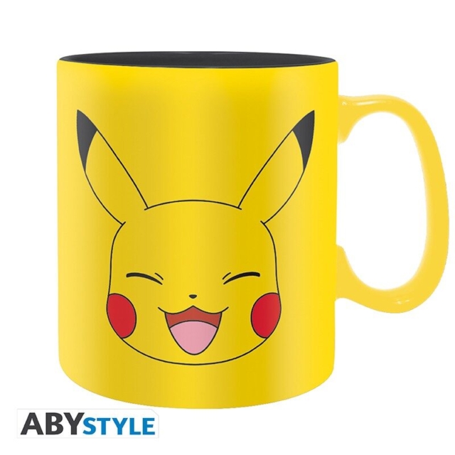 pokemon mug pikachu face