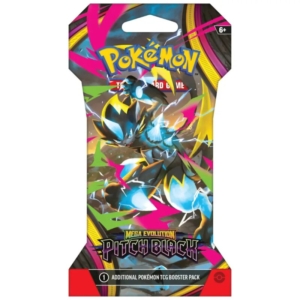 pokemon mega evolution pitch black sleeved booster