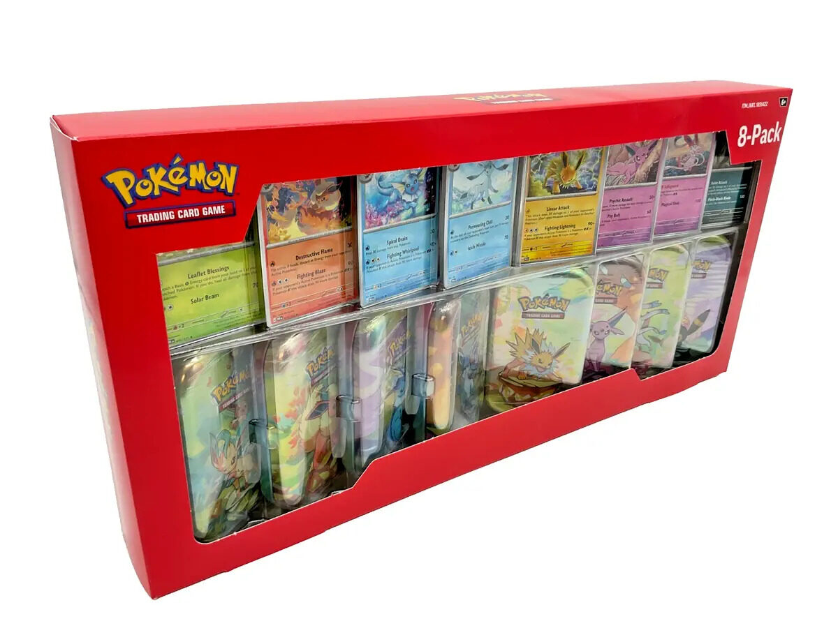 prismatic evolution tin pack