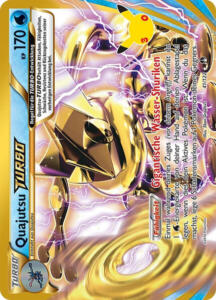 Pokémon Sammelkarte von Quajutsu Turbo aus der 30 Jahre Erweiterung (Classic Collection)