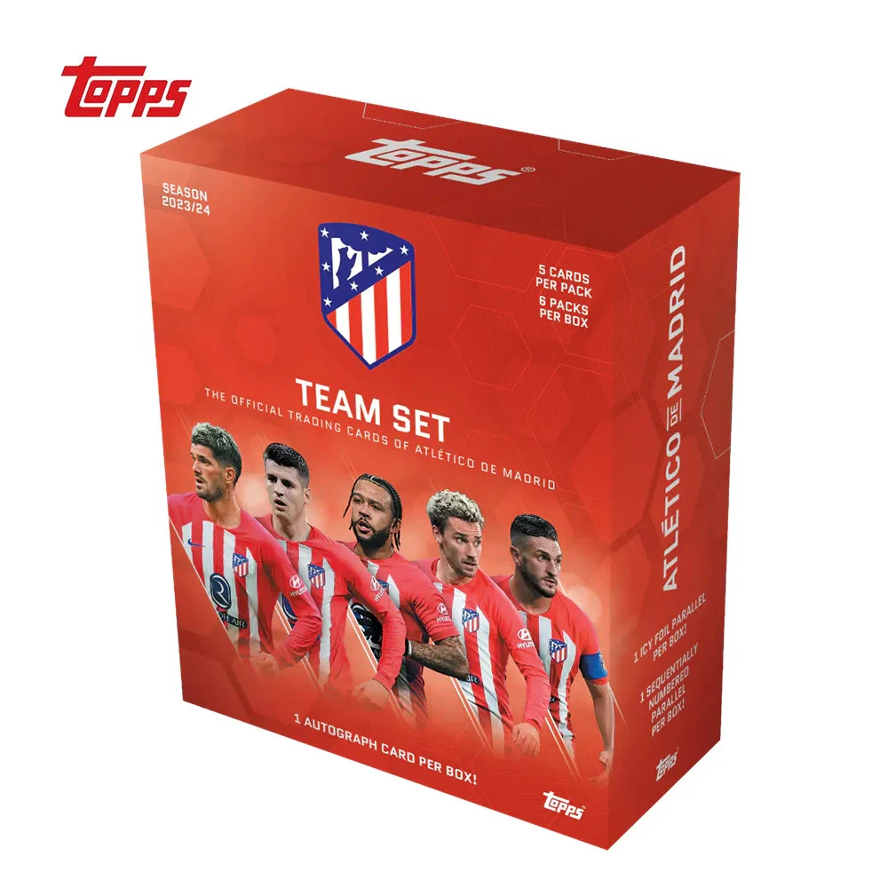 topps 2023 24 atletico madrid team set – hobby box