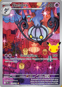Pokémon Sammelkarte von Skelabra aus der 30 Jahre Erweiterung