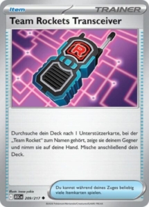 team rockets transceiver 209 217