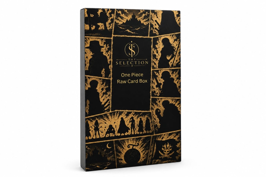 the selection one piece raw card box