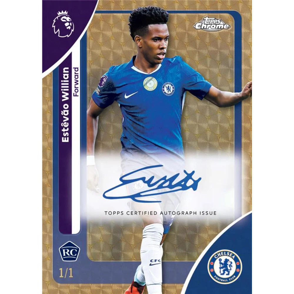 topps 2025 26 chrome premier league hanger box