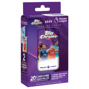 topps 2025 26 chrome premier league tin box