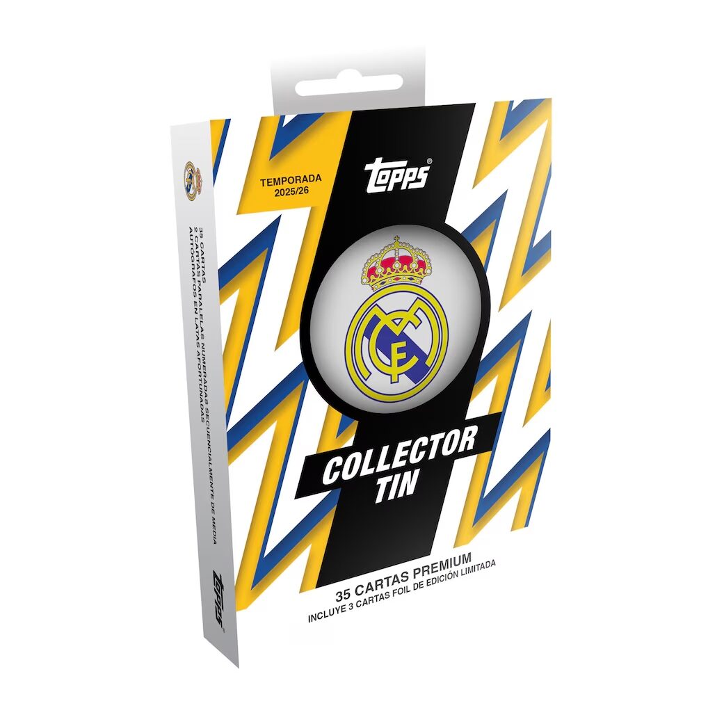 topps 2025 26 real madrid collector tin