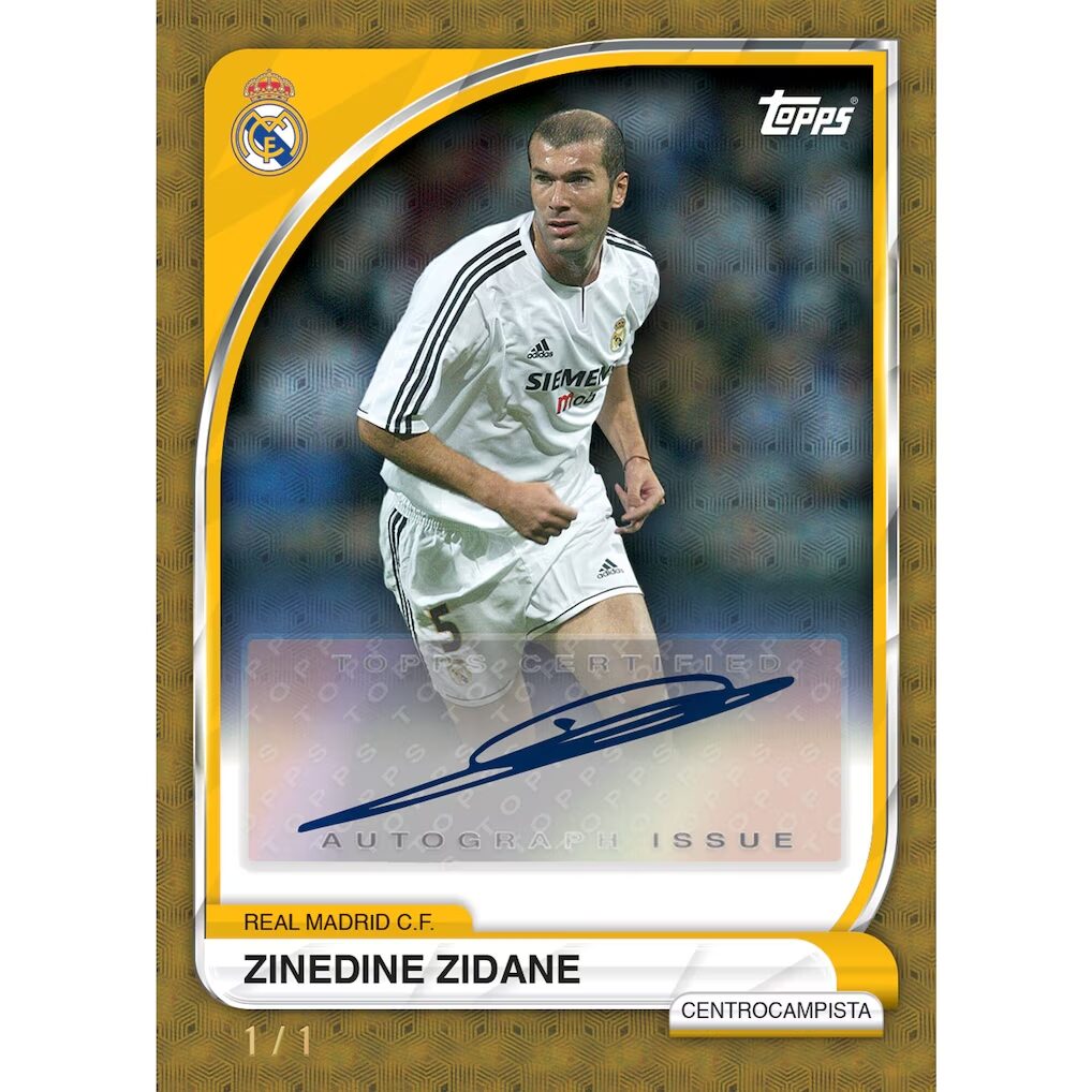 topps 2025 26 real madrid collector tinzidane