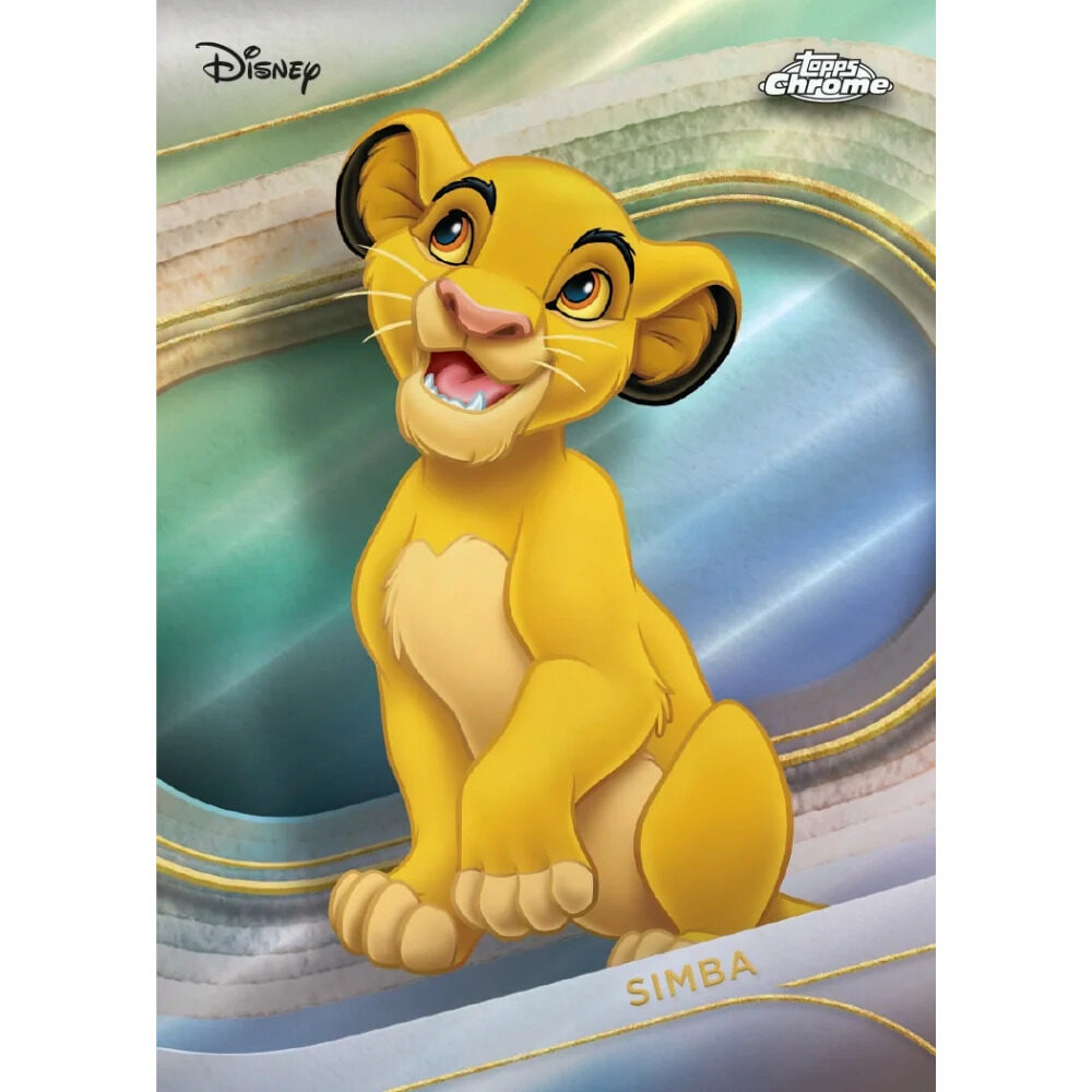 topps 2025 chrome disney hobby box simba