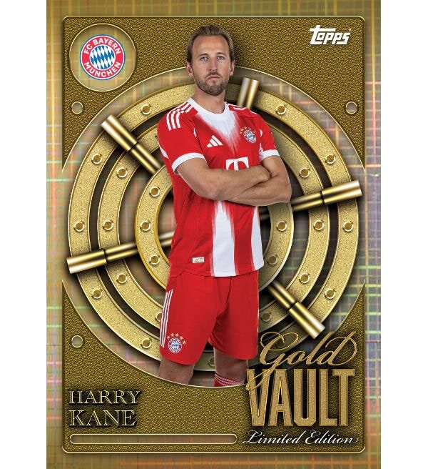 topps fc bayern muenchen 2025 26 collector tin kane gold vault
