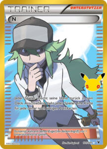 Pokémon Sammelkarte von Trainer N aus der 30 Jahre Erweiterung (Classic Collection)