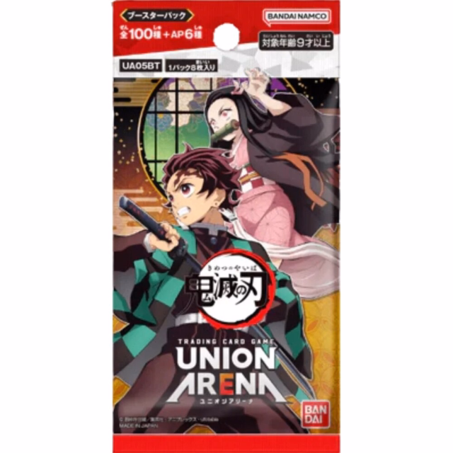 union arena demon slayer booster japanisch