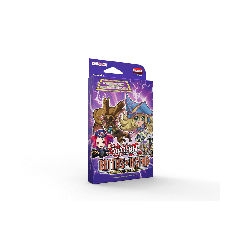 yugioh! battles of legend: glorious gallery 3 booster pack tuckbox